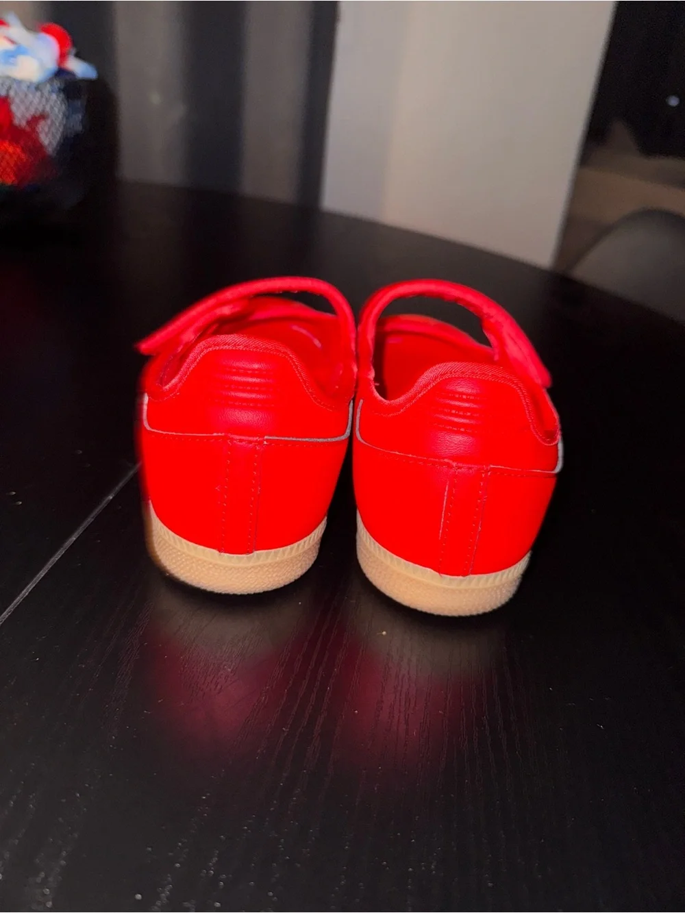 adidas Kids Red Mary Jane Sneakers